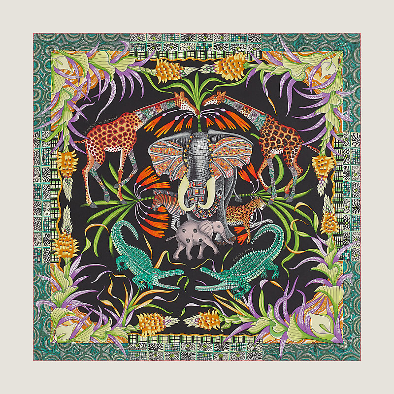 La Marche du Zambeze wash scarf 90 | Hermès Malaysia